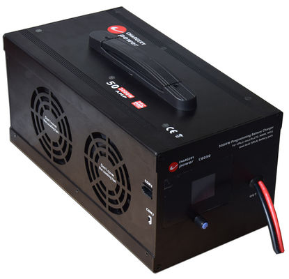 48V 3000W 13S LiPo, NMC, LiFe, LiTo, Pb, VRLA Blei-Säure AGM, GEL Batterielader für E-Bike, Elektro-Motorrad 1-55A