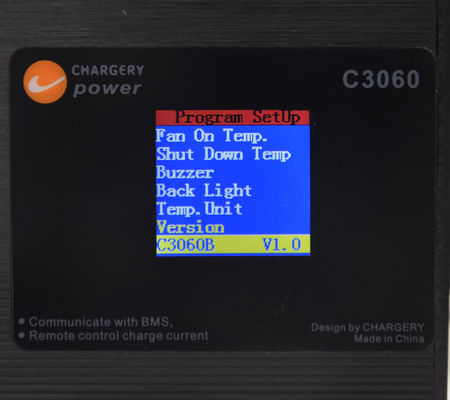 Verstellbares 29,7V 11S LTO-Ladegerät für Motorrad und Roller 1A-60A
