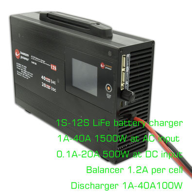 43.8V 1500W Lipo-Batterie AC DC Balance-Ladegerät für Drohnen 4S 40A