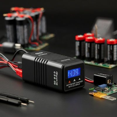 6S 3s 4s Lipo Batterie Ladegerät mit LCD-Display 5W OEM